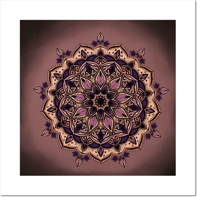 Mandala Large print Wall Art by Klumbsykay